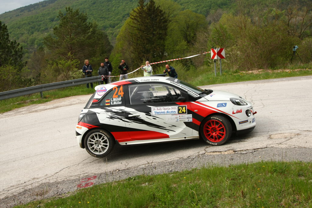 Liam und Katharina Müller, Rallye Opatija, Kroatien