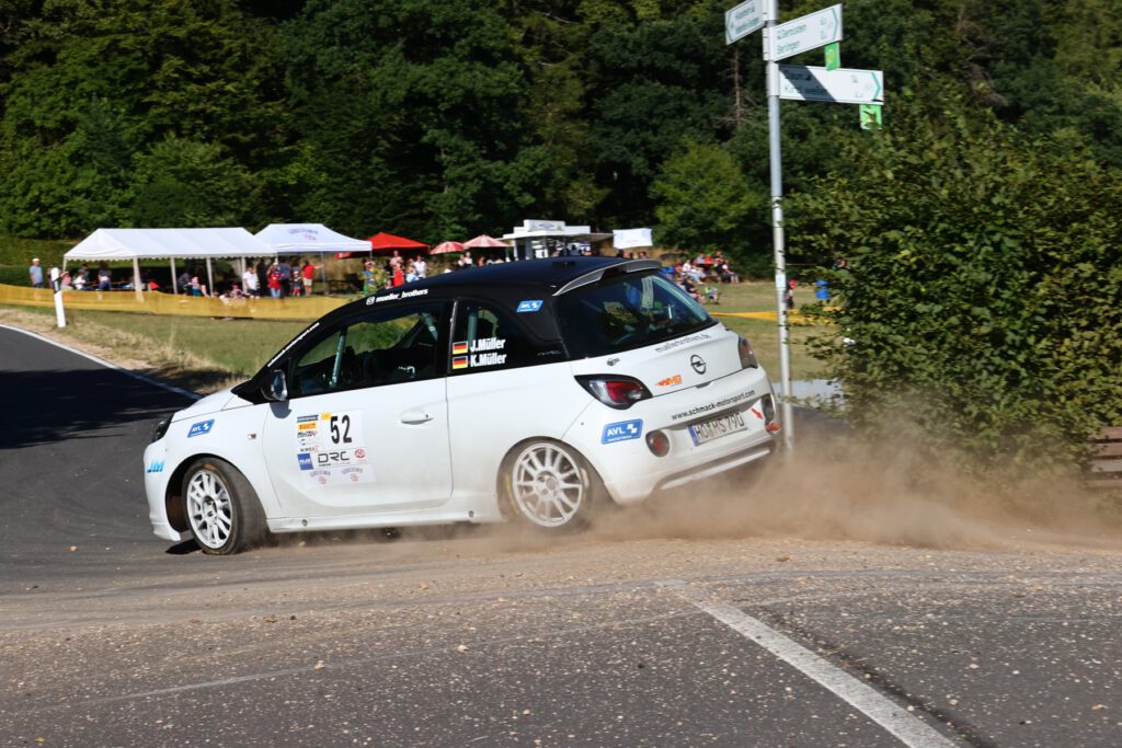 Jonas Müller bei der Rallye Oberehe 2022