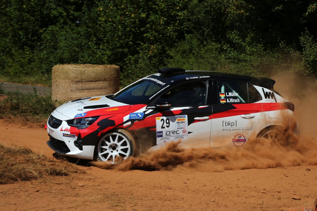 Liam Müller bei der Rallye Oberehe 2022