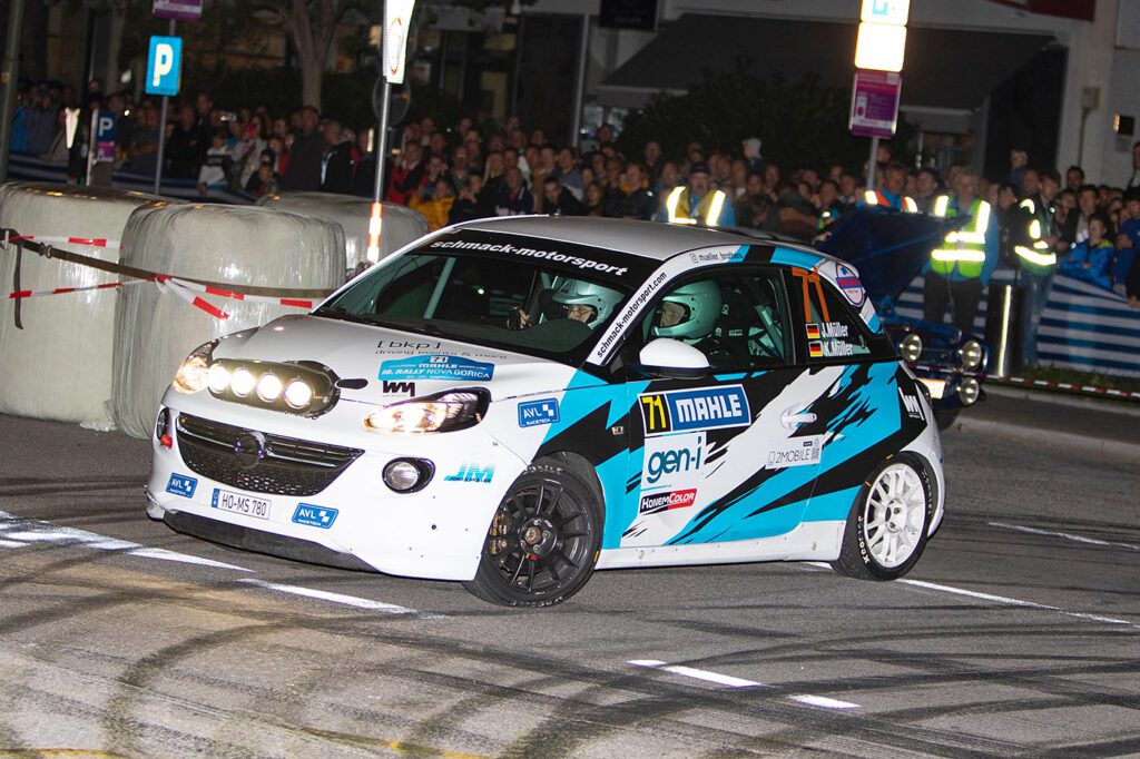 Jonas Müller bei der Rallye Nova Gorica 2022