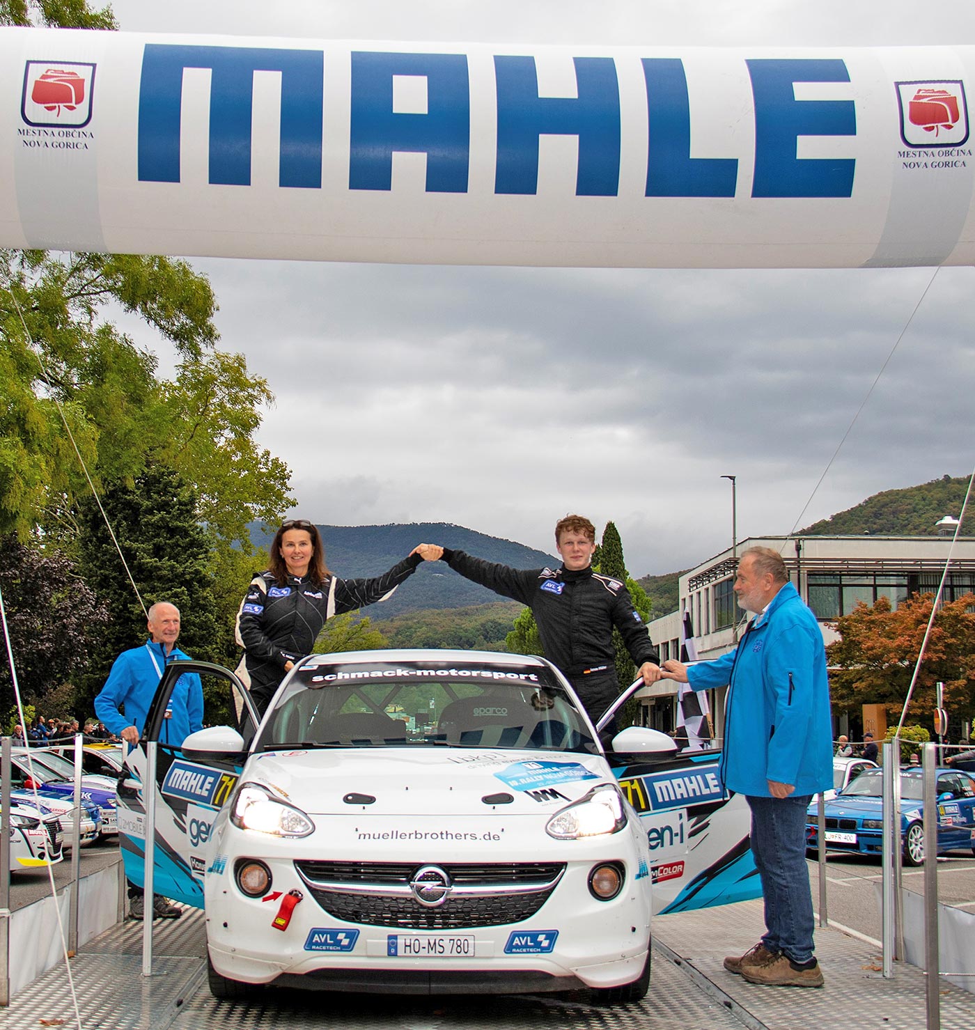 Jonas und Katharina Müller der Rallye Nova Gorica 2022