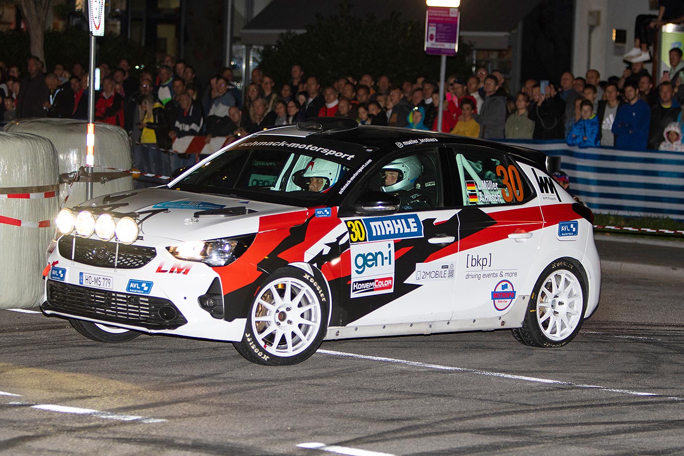 Liam Müller bei der Rallye Nova Gorica 2022