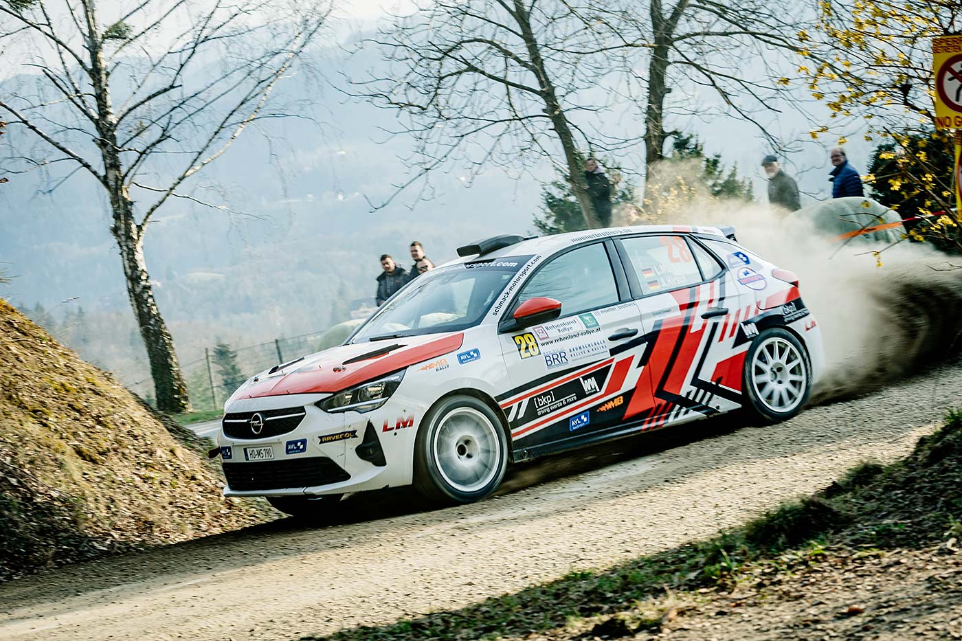 Liam Müller bei der Rebenland Rallye 2023