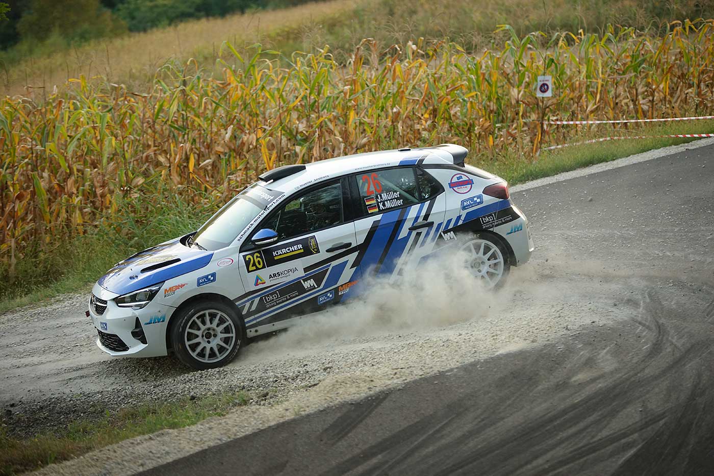 Jonas Müller bei der Rally Kumrovec 2023