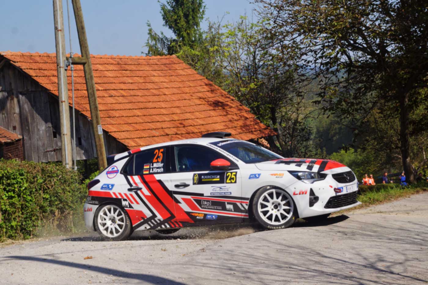 Liam Müller bei der Rally Kumrovec 2023