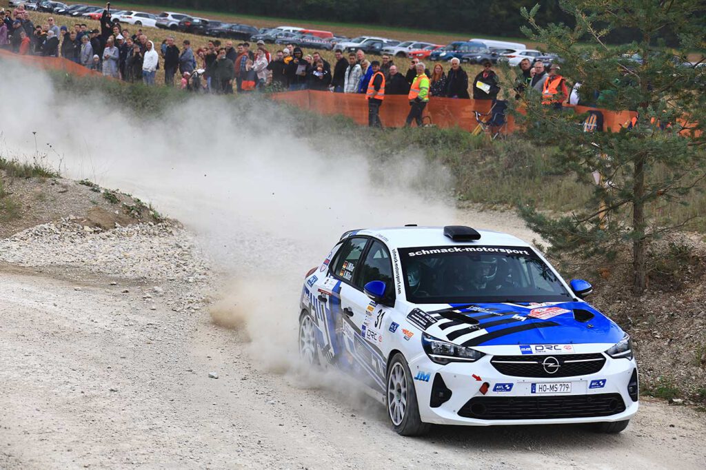 Jonas Müller bei der 42. ADAC Stäubli Rallye Fränkische Schweiz