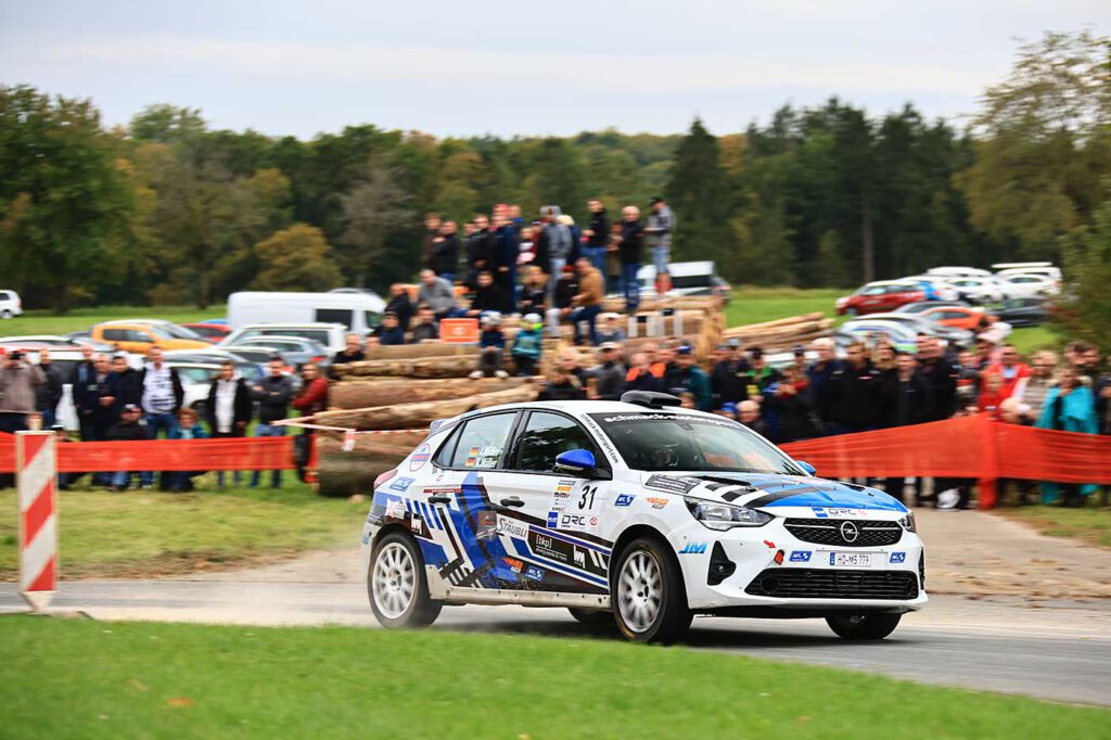 Jonas Müller bei der 42. ADAC Stäubli Rallye Fränkische Schweiz