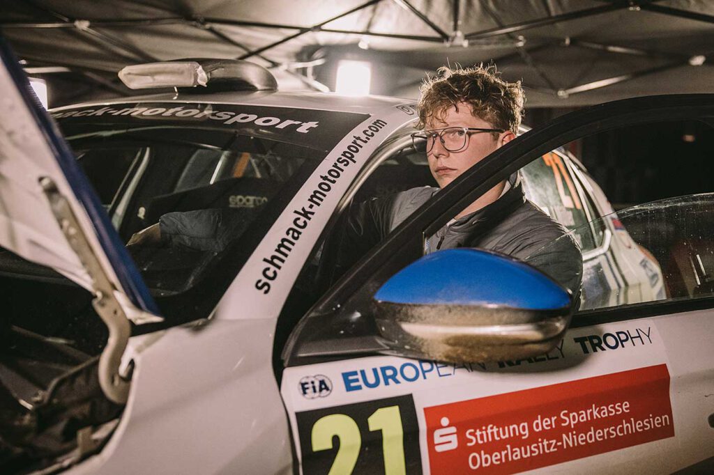 Jonas Müller bei der Lausitz-Rallye 2023