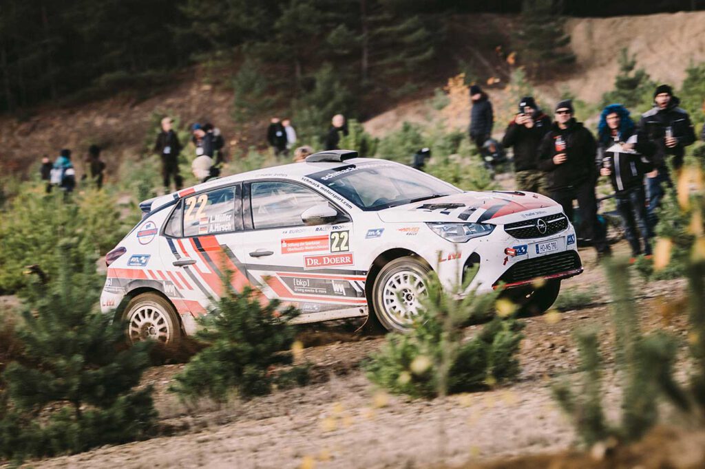 Liam Müller bei der Lausitz-Rallye 2023