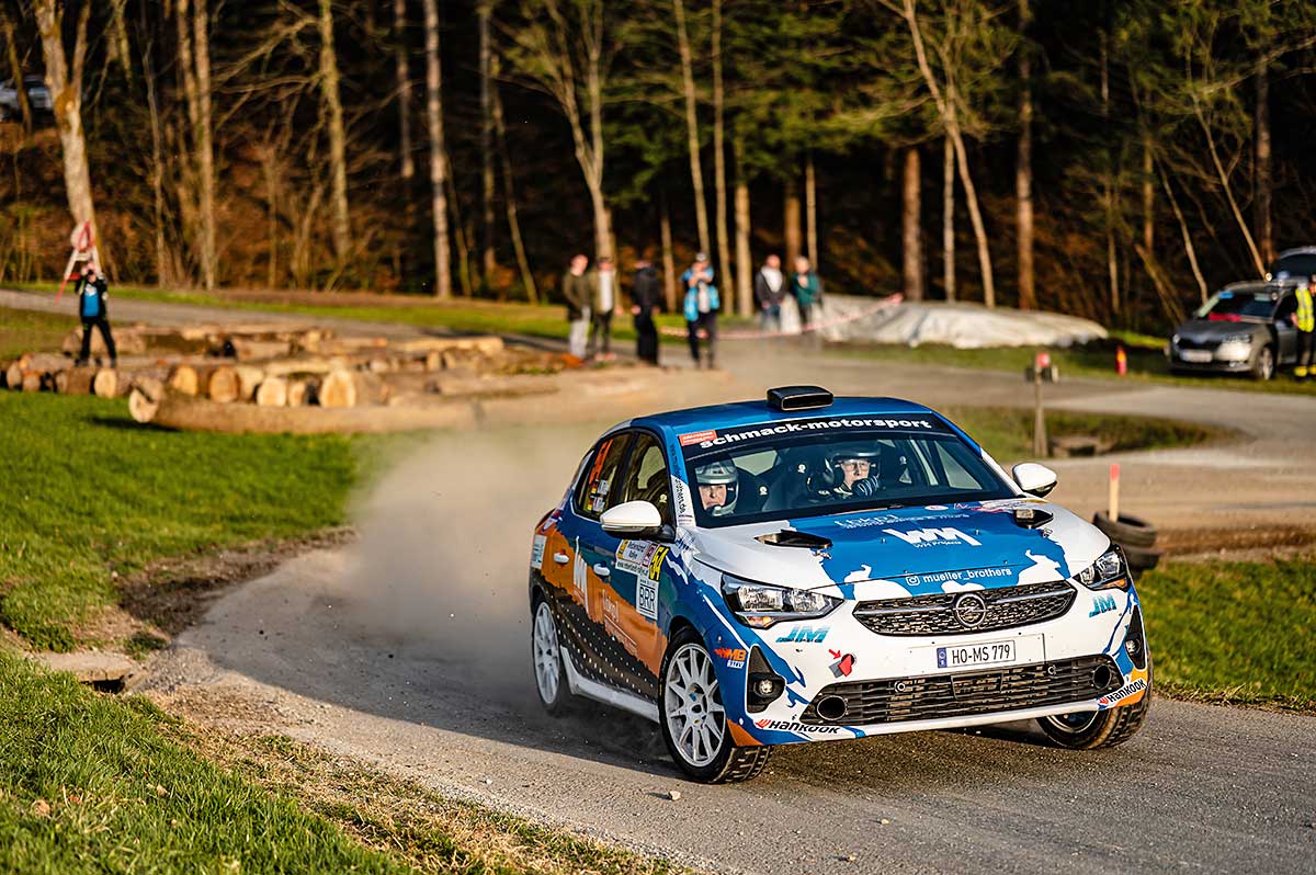 Jonas Müller bei der Rebenland Rallye 2024