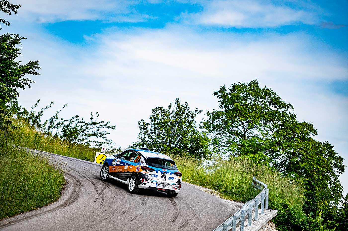 Jonas Müller bei der Rally Velenje 2024