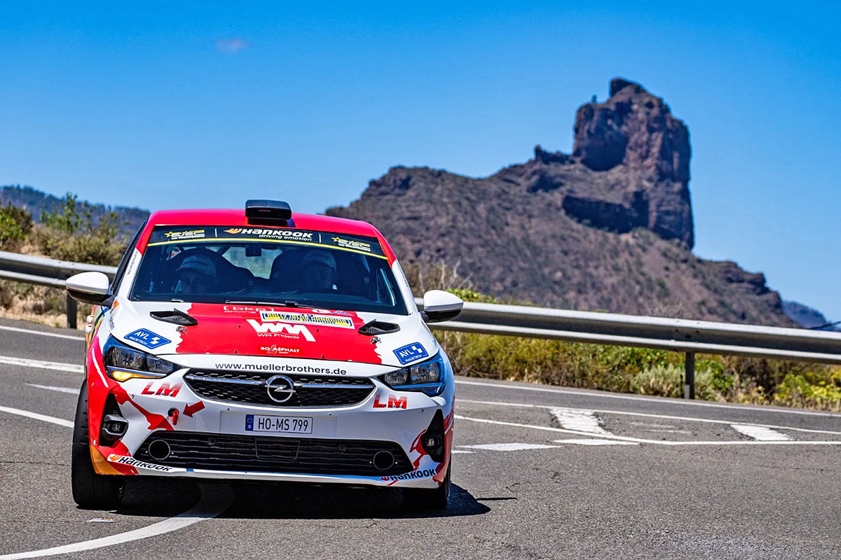 Liam Müller bei der Rally Islas Canarias 2024