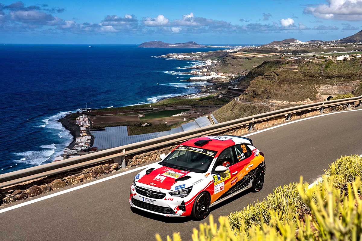 Liam Müller bei der Rally Islas Canarias 2024