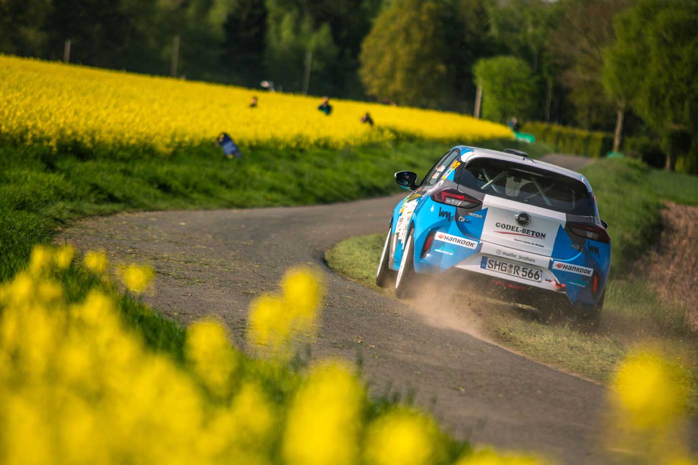 Jonas Müller im Opel Corsa Rally4